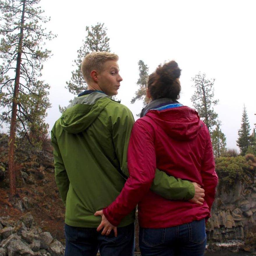 Brand's favorite engagement pic.