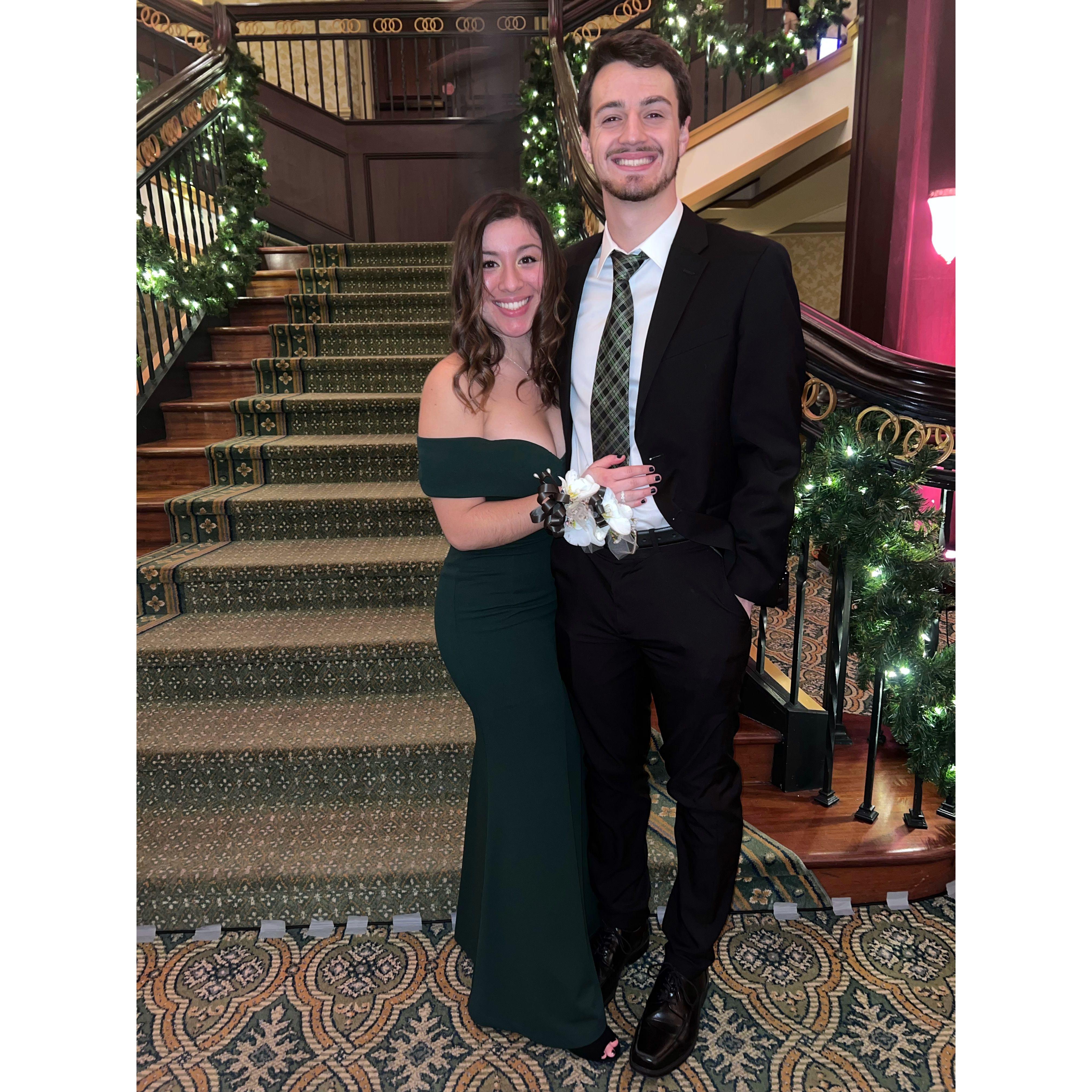 Nicole's medical school prom (and notice Sean has a beard for the first time - testosterone finally kicked in!)