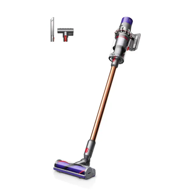 Dyson Cyclone V10 Cordless Exclusive Carpet Cleaner 9.8" Cleaning Path Copper/Nickel