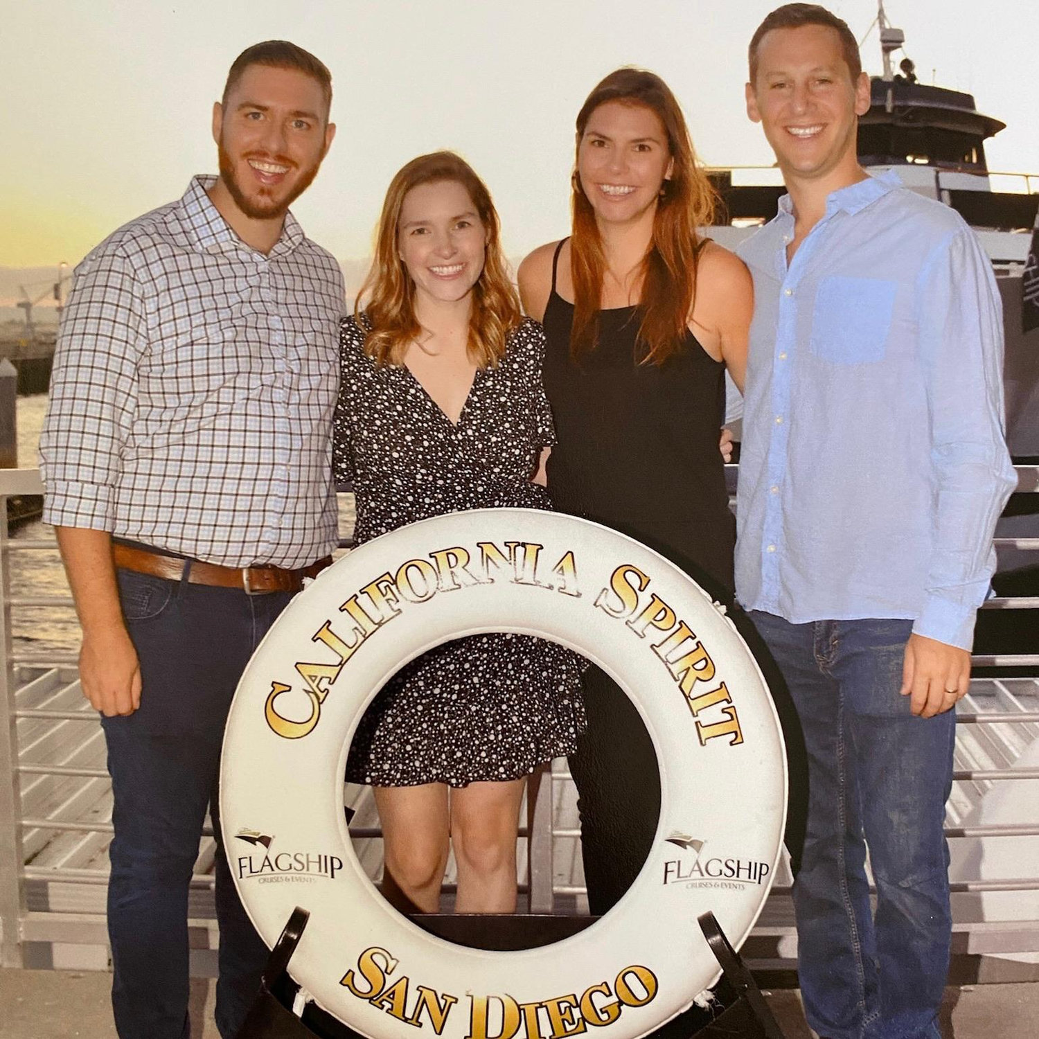 Katherine and Neil were in town for Jen's birthday. We went for a dinner cruise in the San Diego Bay!