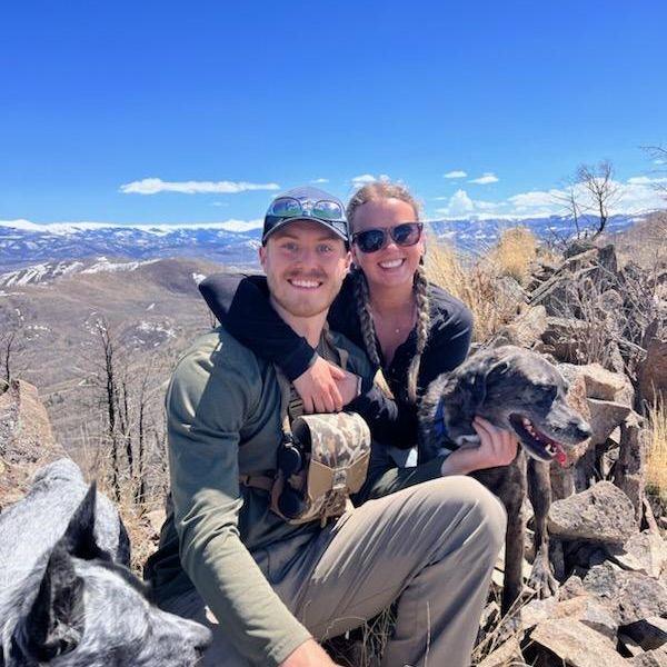 A quick hike to the top of a ridge near Kelly's family cabin in CO. (2024)
