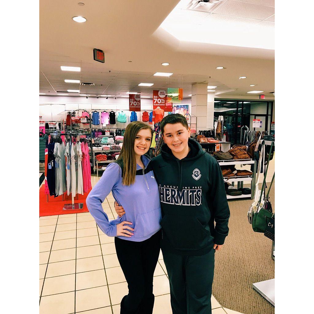 This was our first official photo together in 2017