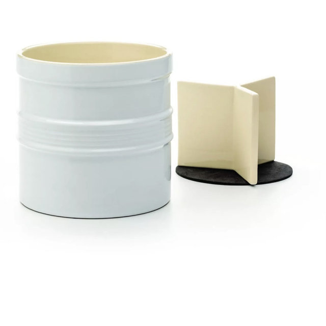 RSVP International Stoneware Oversized Tool Crock - White