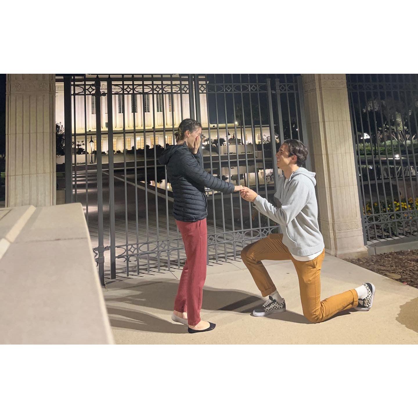 Fake Propsal two months after meeting