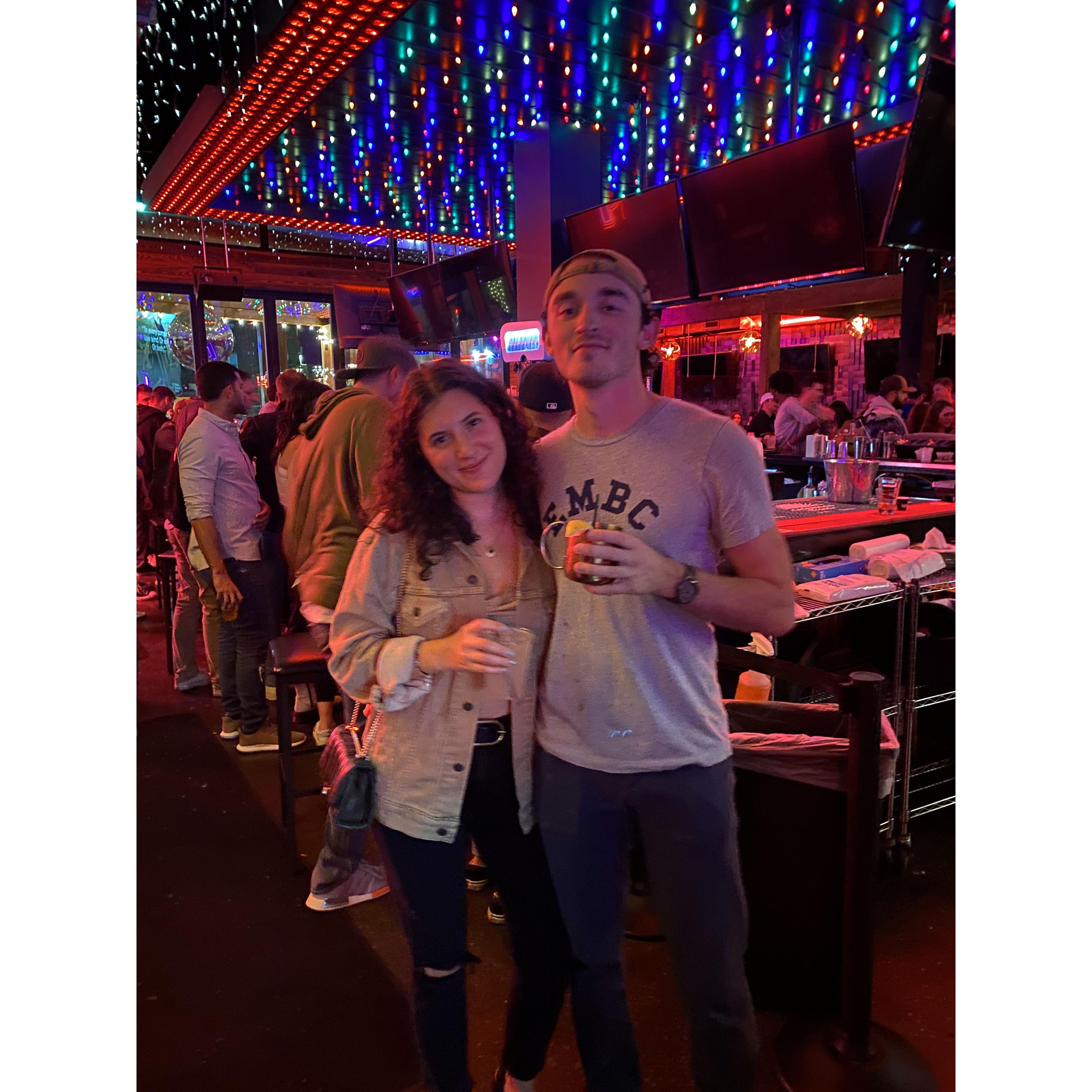 Our first weekend trip together visiting Olivia in Chicago!