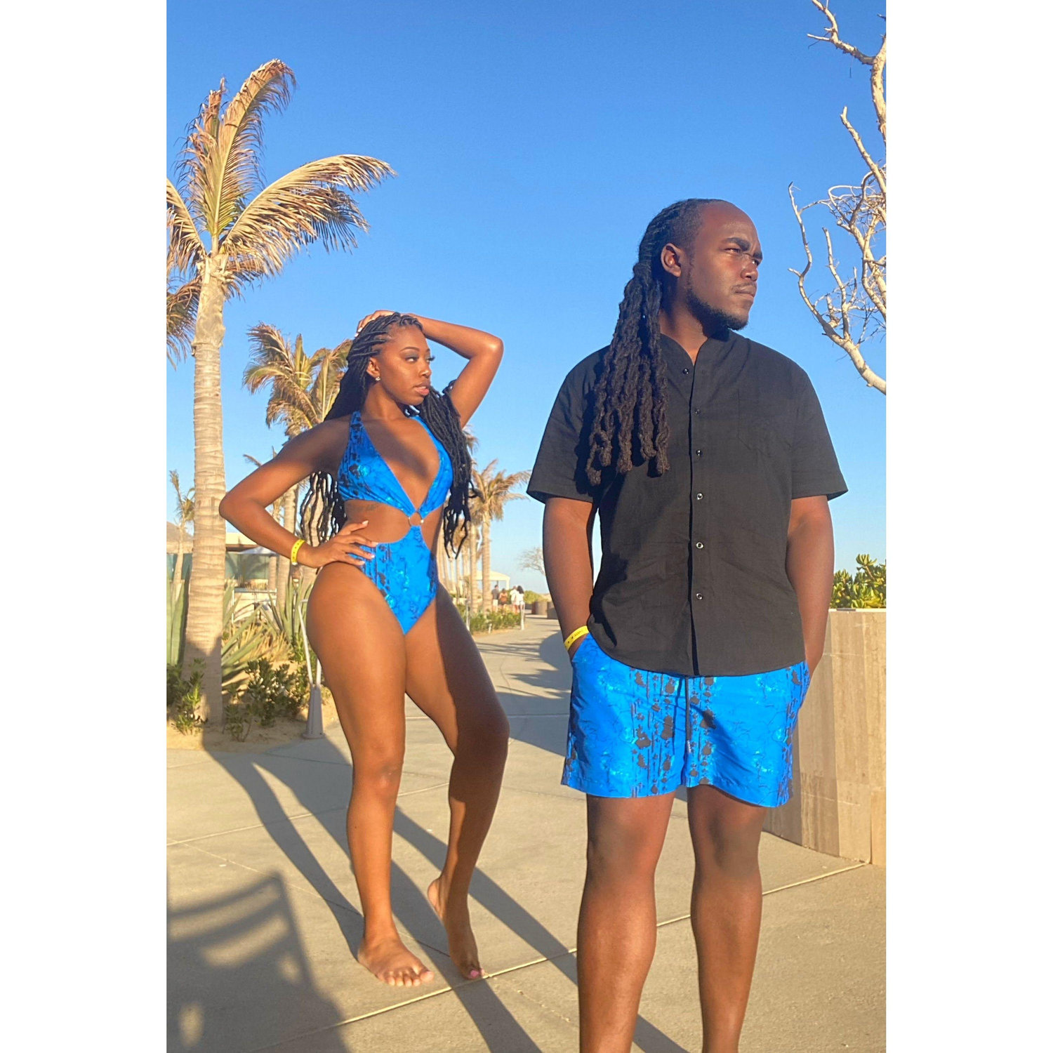 2021: Our first international trip together! We were at Hard Rock Los Cabos. This is when we knew we had to get married here.