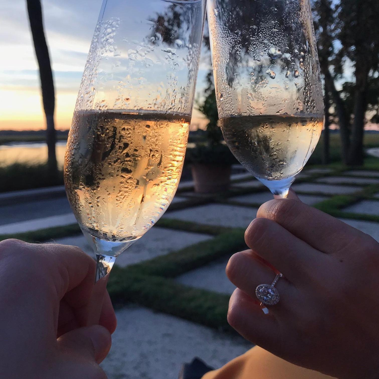 Celebrating our engagement (Sea Island, GA, October 2018)