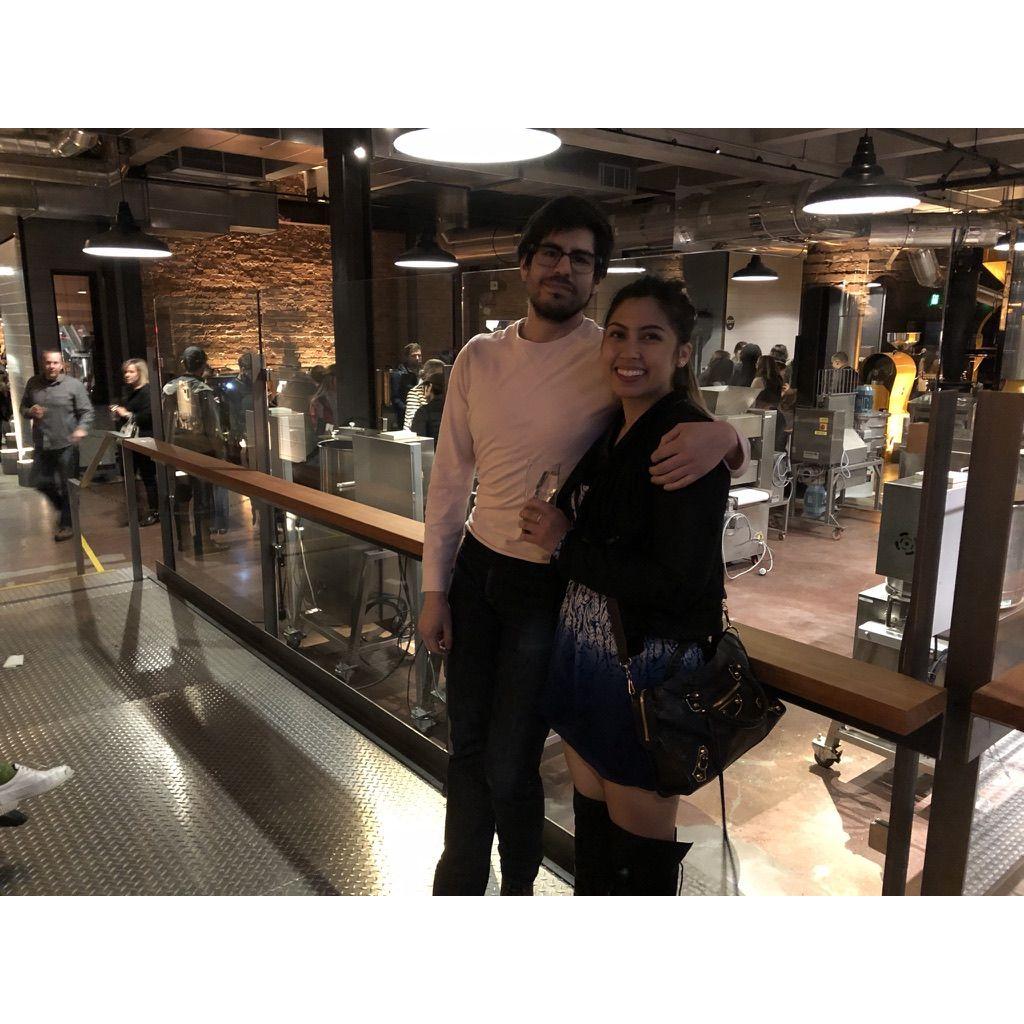 One of the earliest photo of the couple - April 2019