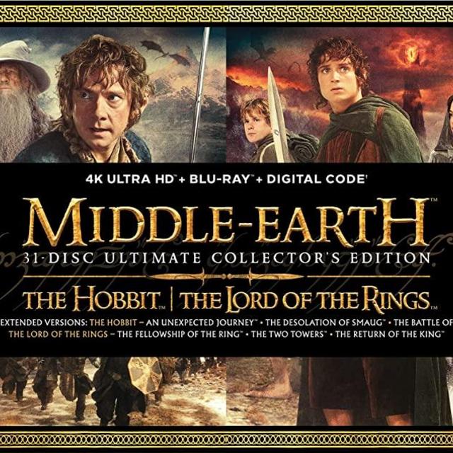 Middle Earth 6-Film Ultimate Collector's Edition (4K Ultra HD + Blu-ray + Digital)
