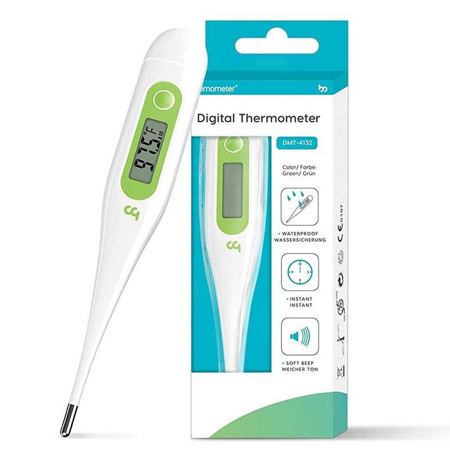 Thermometer for Adults, Oral Thermometer for Fever, Medical Thermometer with Fever Alert, Memory Recall, C/F Switchable, Rectum Armpit Reading Thermometer for Baby Kids and Adults[2020 New Model]