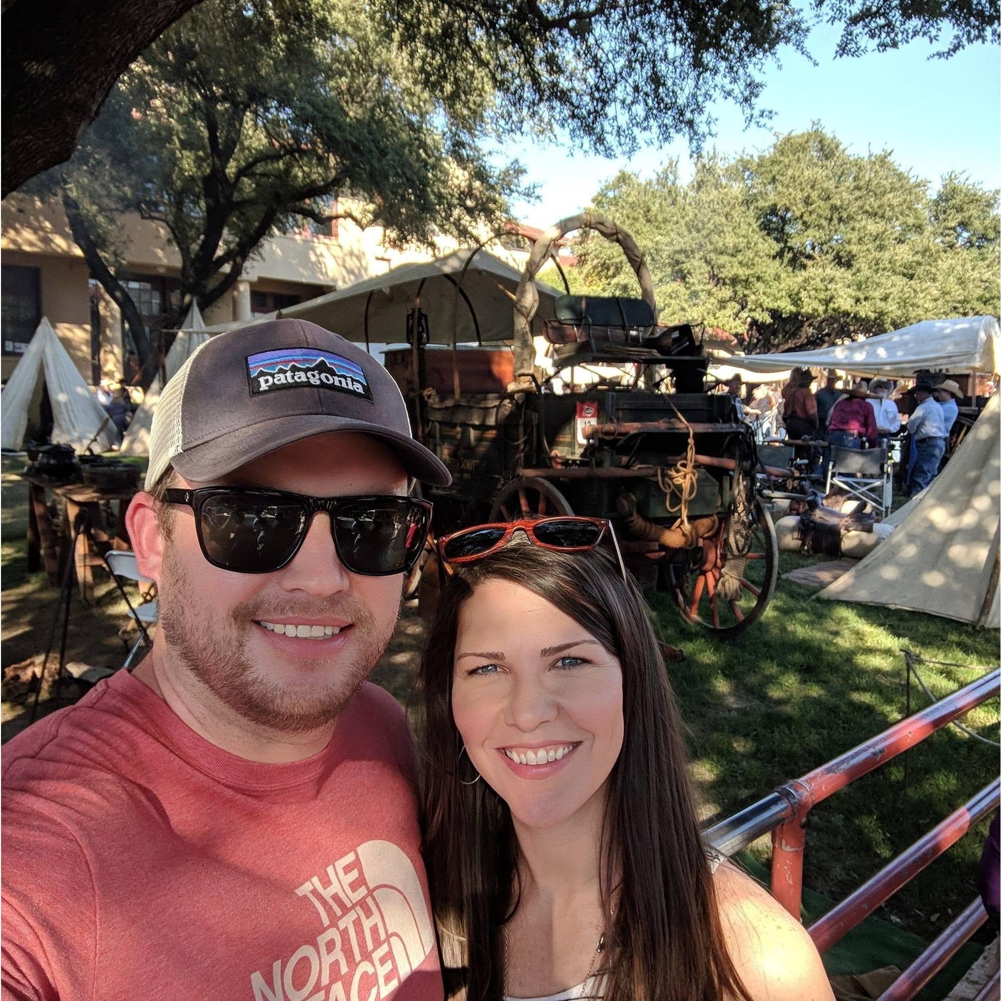 Fort Worth Stockyards! One of the many treks to DFW Jon made during my travel assignments.