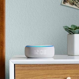 Echo Dot (3rd Generation) with Clock