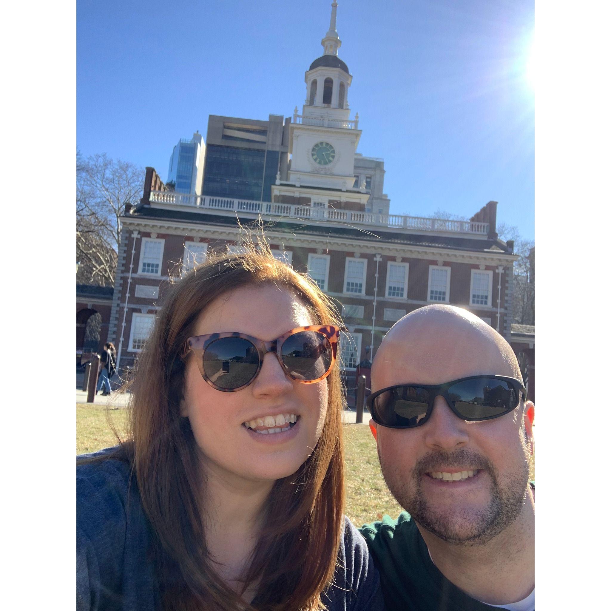 Trip to Philly to the Harry Potter Experience (Andrew asked Lauren's parents for permission to ask her to marry him the night before!)
