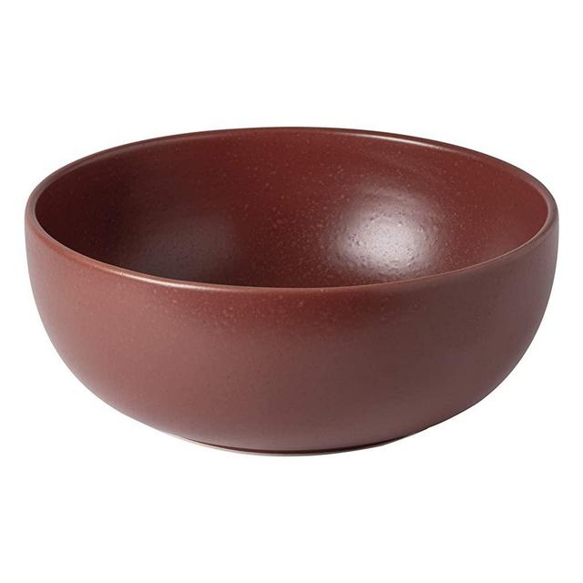 Casafina Stoneware Ceramic Dish Pacifica Collection Serving Bowl 10", Cayenne
