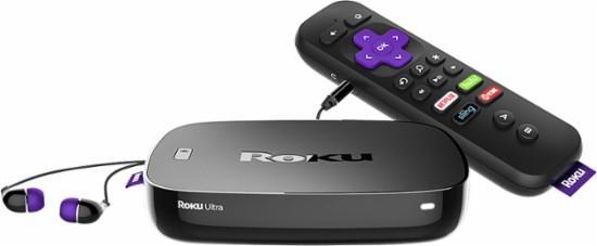 Roku - Ultra Streaming Media Player - Black