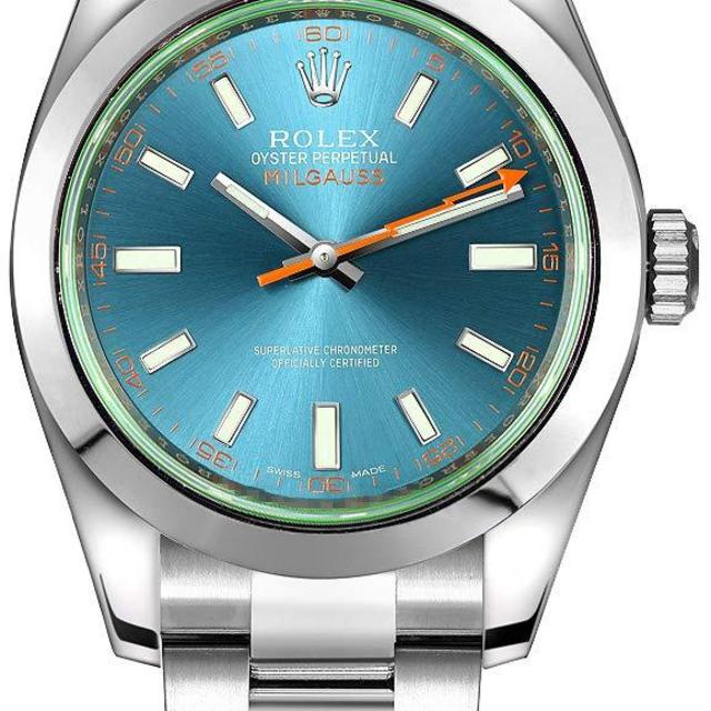 Rolex Milgauss 116400GV Z-Blue dial Stainless Steel Case & Oyster Bracelet