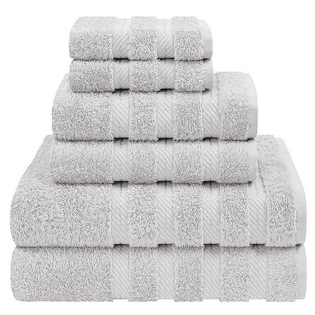 White Classic Luxury 100% Cotton 8 Piece Towel Set - 4x Washcloths, 2x  Hand, And 2x Bath Towels : Target