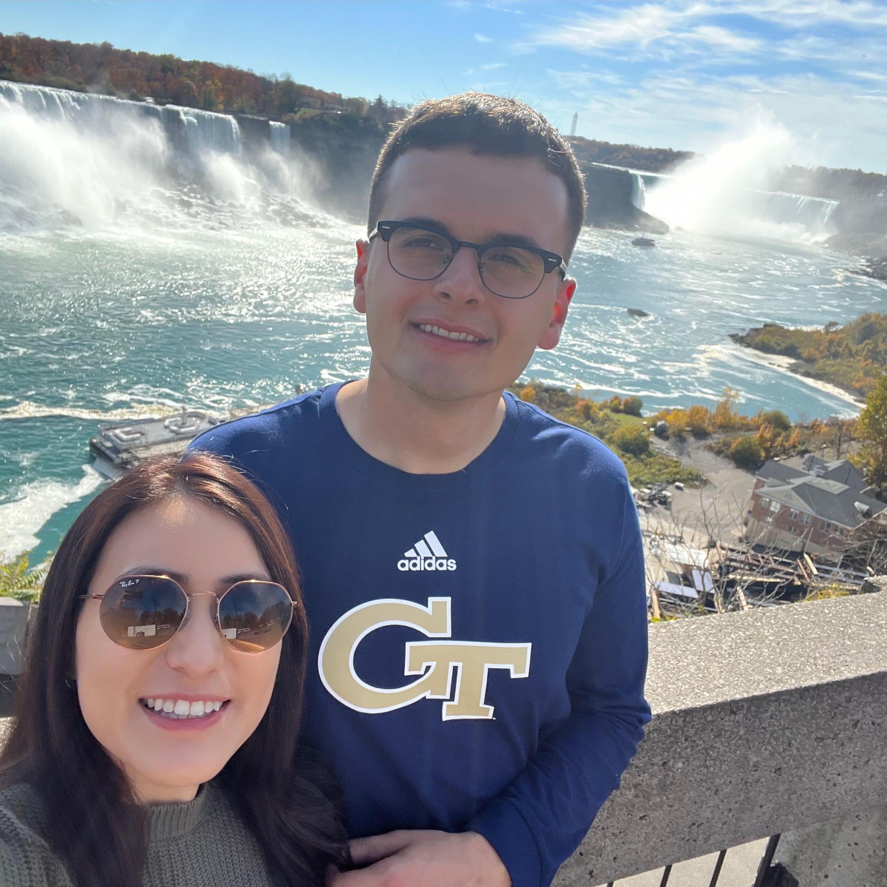 Visiting Niagara Falls from the Canadian side