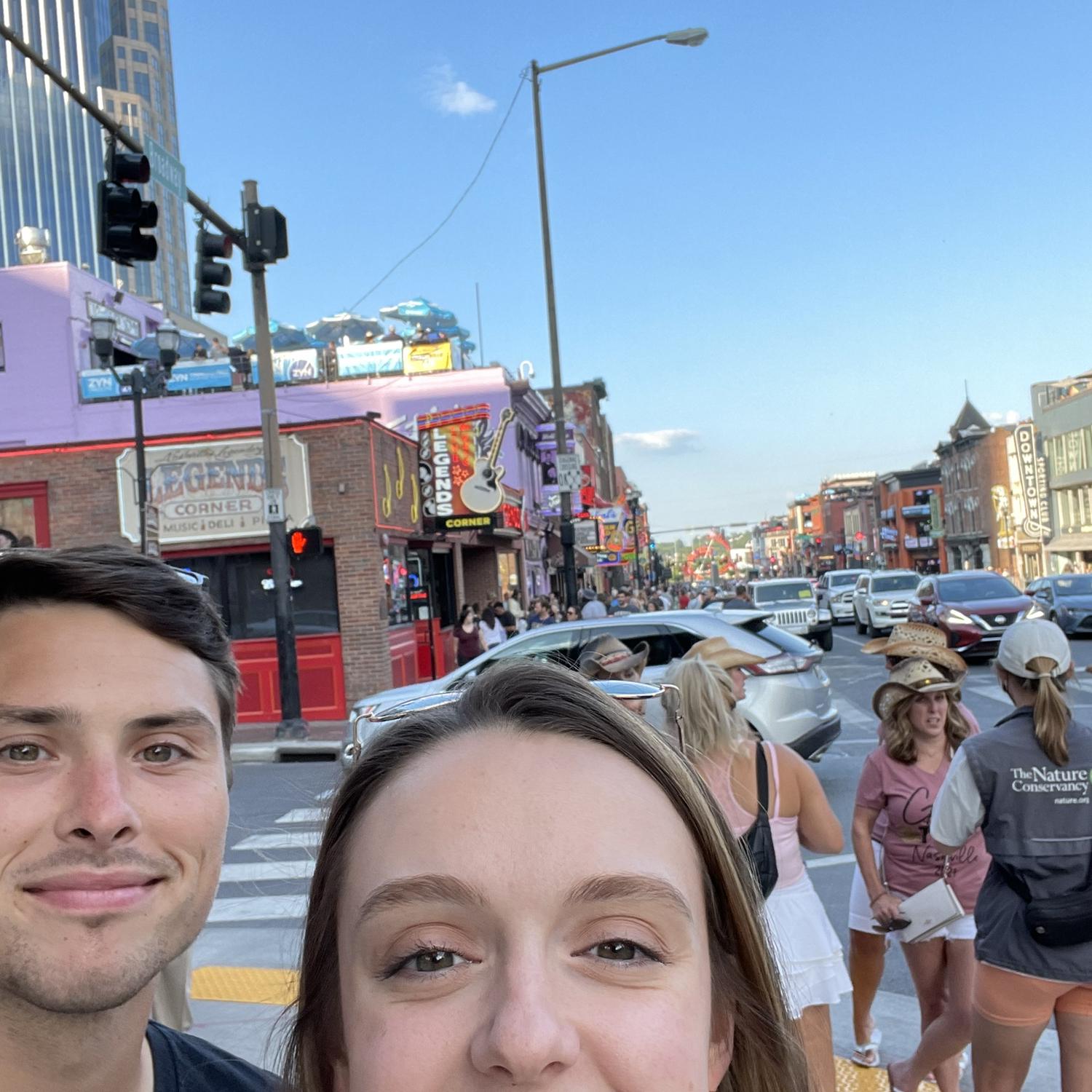 Broadway Street in Nashville, TN