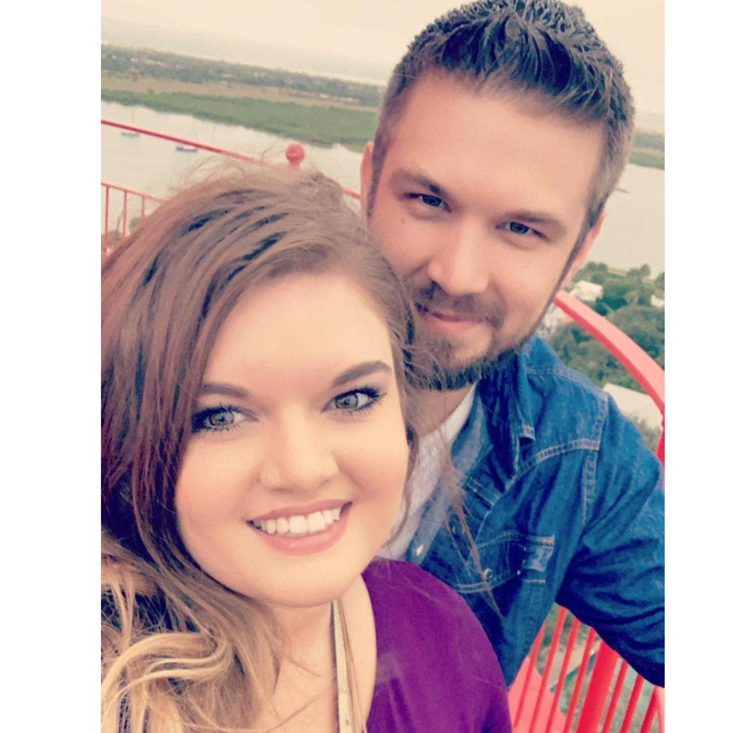 Our 5th date!! At the top of the St. Augustine Lighthouse