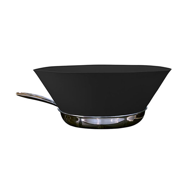 Frywall 11" (Medium-Large) - Ultimate Splatter Protection without Compromises (Black)