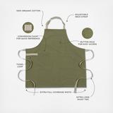 KAF Home, Rooted Sustainable Chef's Apron | Zola