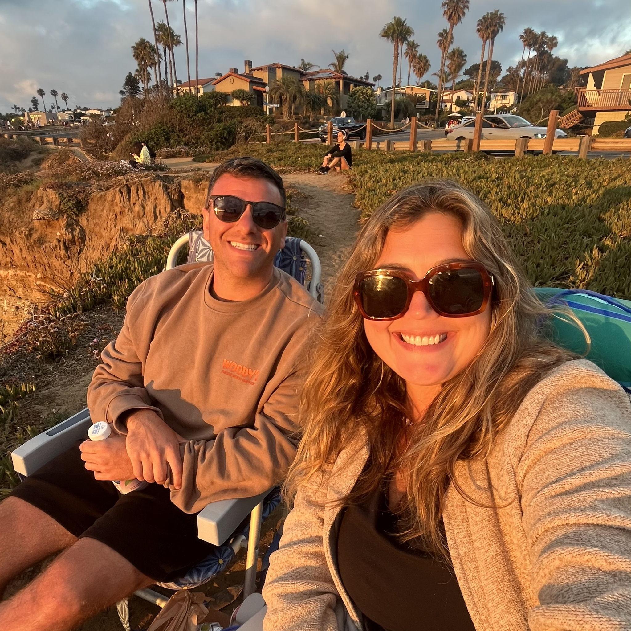 sunset when Jessy, Max and Cody visited!