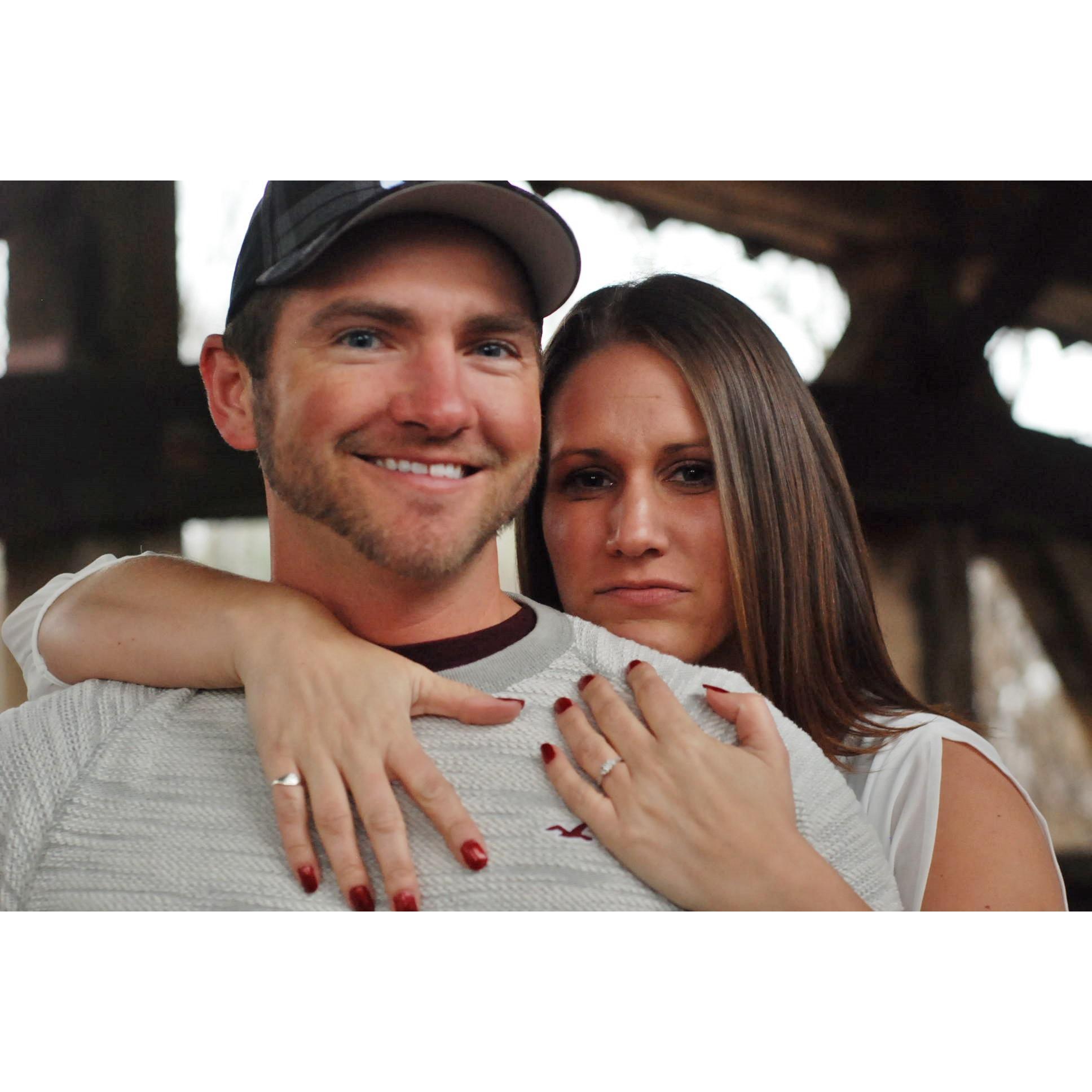 Engagement photo from 2018