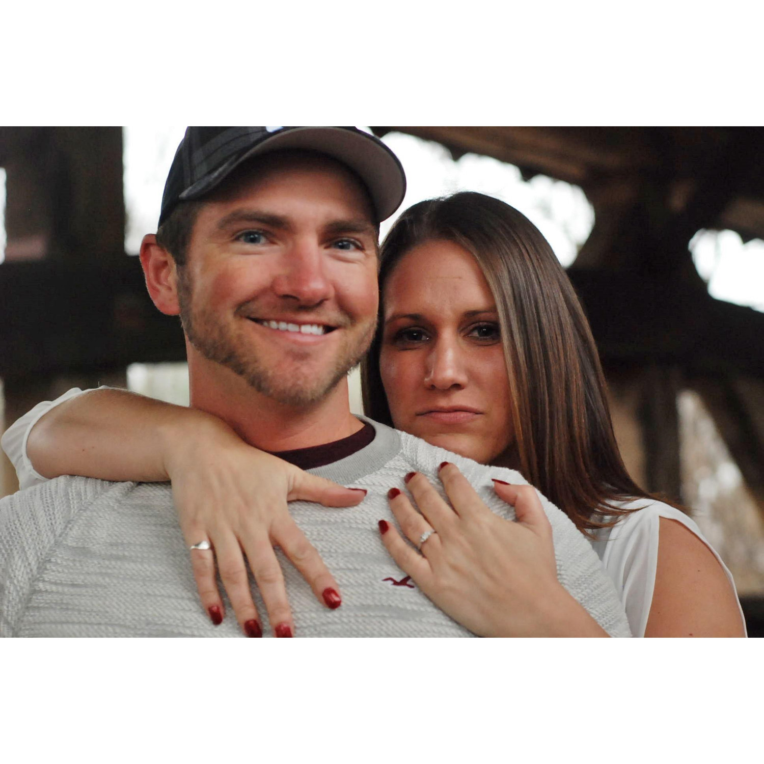 Engagement photo from 2018