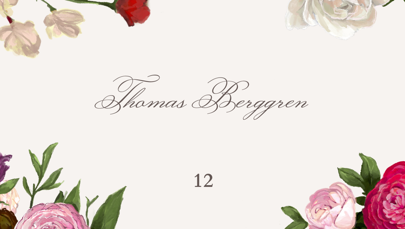 Eleganza | Linen | Zola Wedding Place Cards