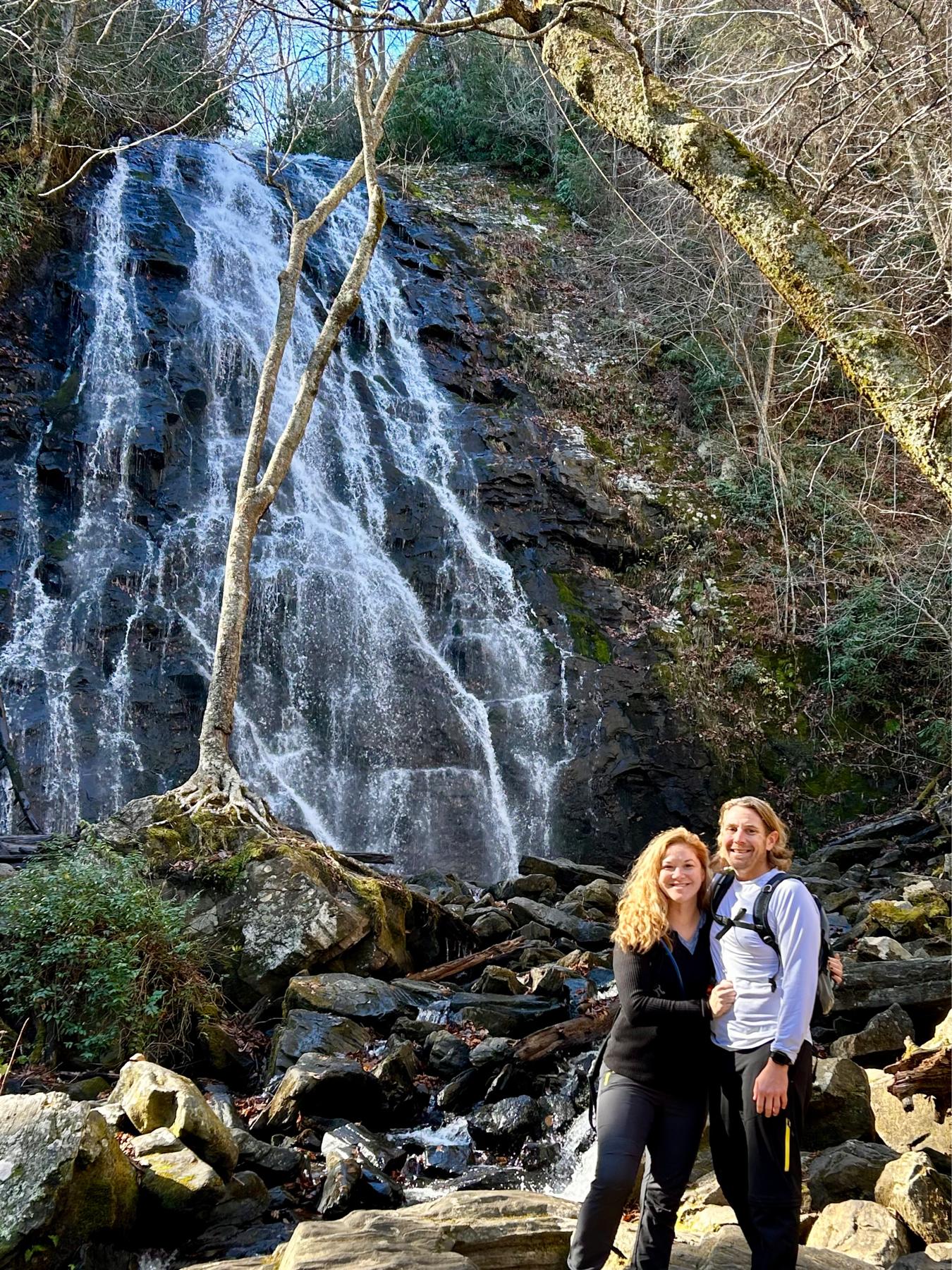 Hiking for waterfalls - Crabtree Falls