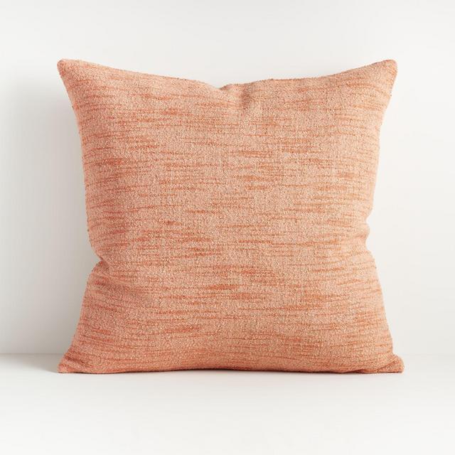 Emi Blush Throw Pillow 20" with Down-Alternative Insert