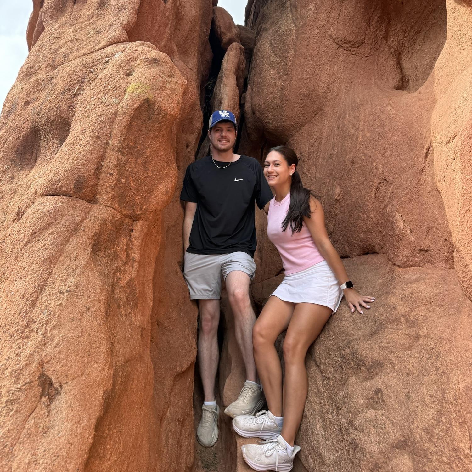 Rock climbing in Colorado