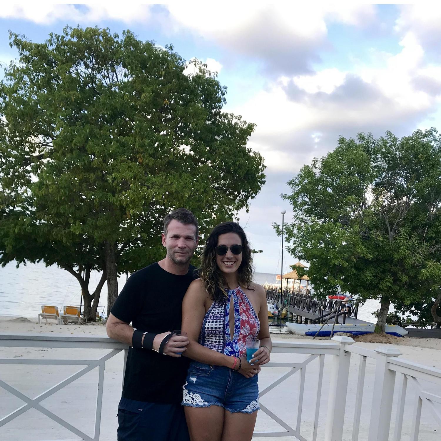 12/10/18, Montego Bay, Jamaica. Chip and Emily stayed an extra day after Trent and Andrea's wedding to swim with bioluminescent plankton (and drink more rum).