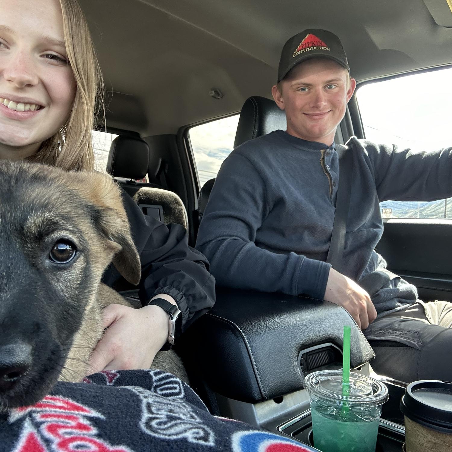 The day we adopted Peachy girl
