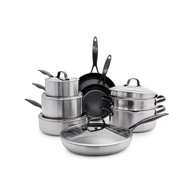 GreenPan Venice Pro Noir Tri-Ply Stainless Steel Ceramic Nonstick 13-Piece Cookware Set