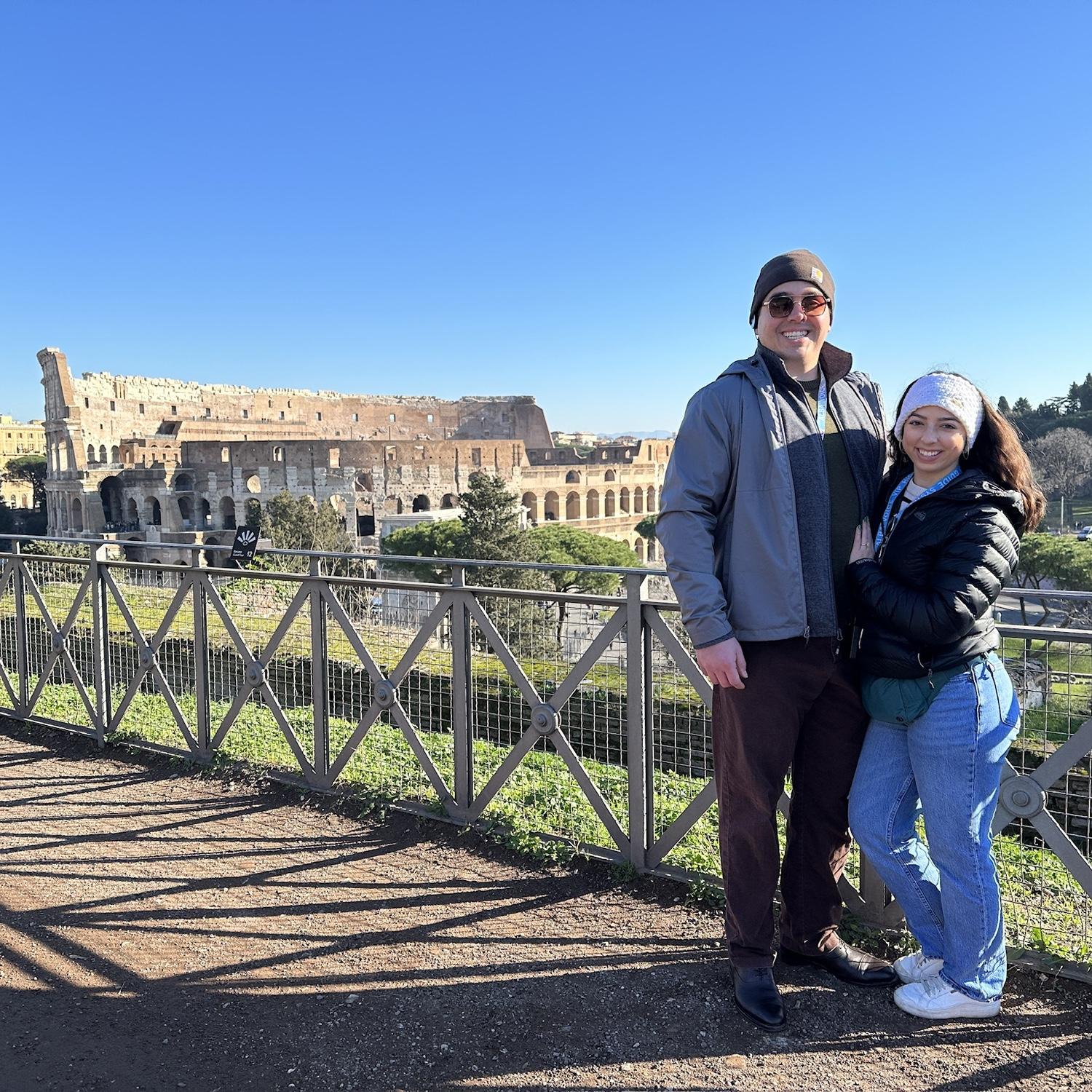The Colosseum.