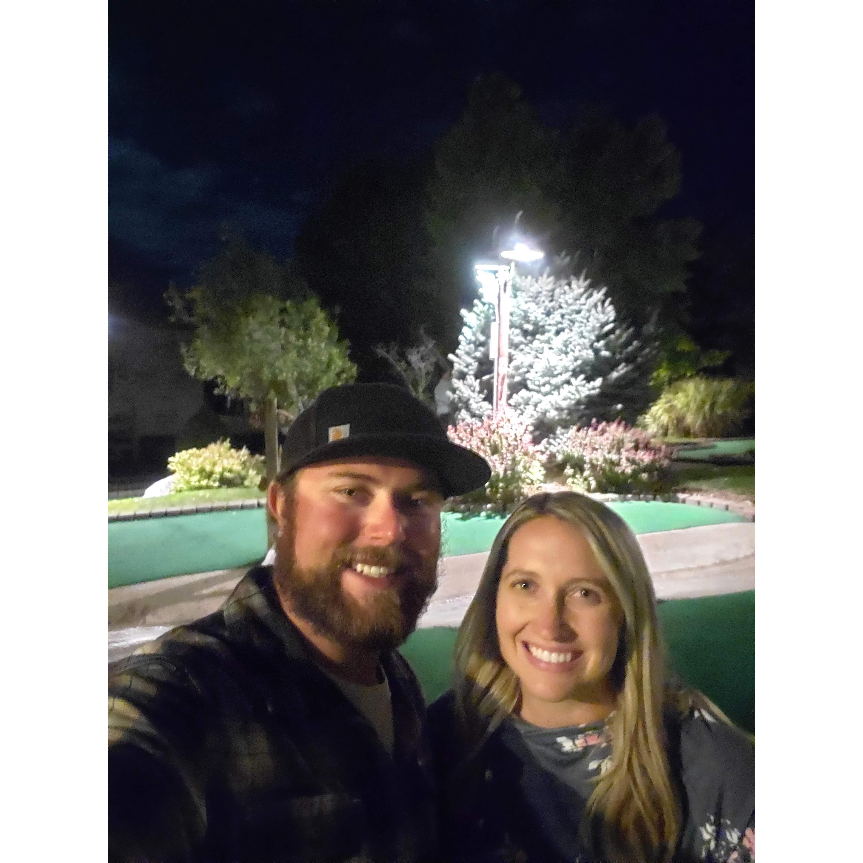 October 2020 - Halloween mini golfing
