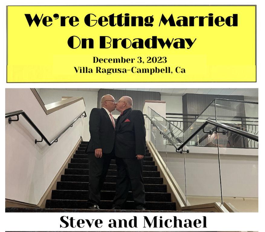 The Wedding Website of Michael Bolano and Steve Kline