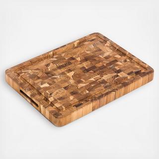 Carving Board with Hand Grips & Juice Canal