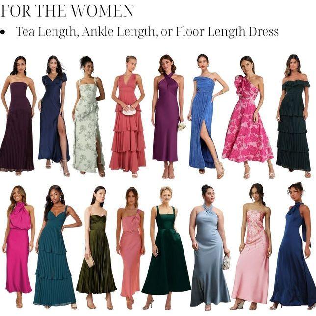 Here are some ideas for women attire!