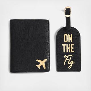 On The Fly Passport and Luggage Tag Gift Set