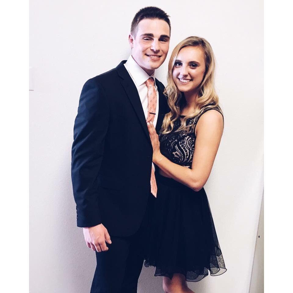 Our First Date was a blind date to my sorority formal set up by our friends Sydney and Max (Keely's cousin).