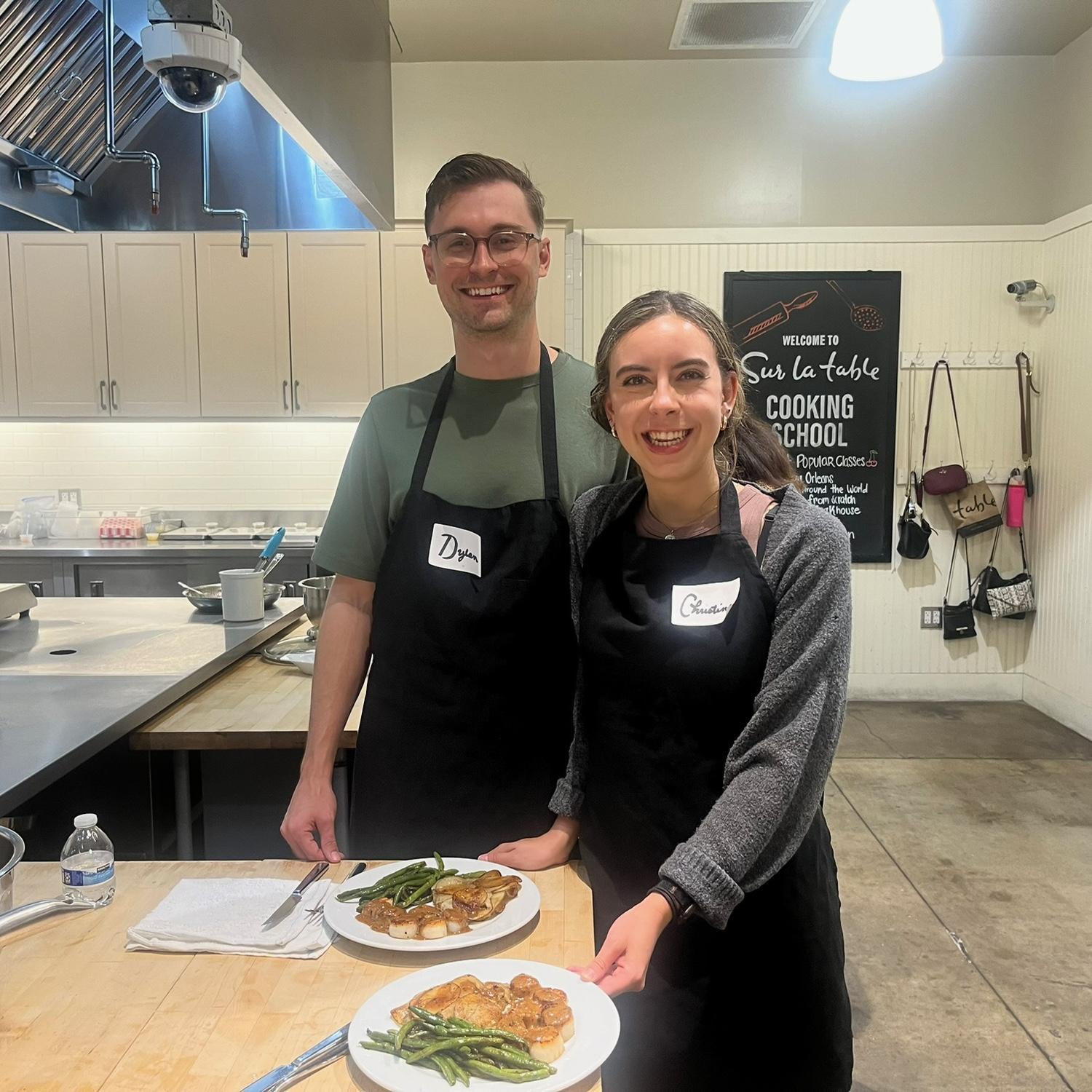 03.29.2024 • Cooking class date at Sur La Table