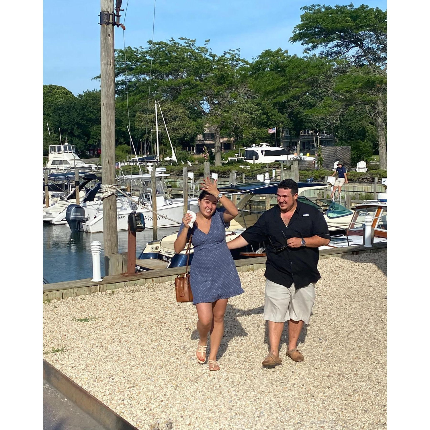 Right after Mike popped the question💍