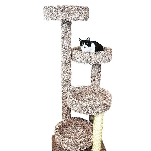New Cat Condos Cat Tree, Brown