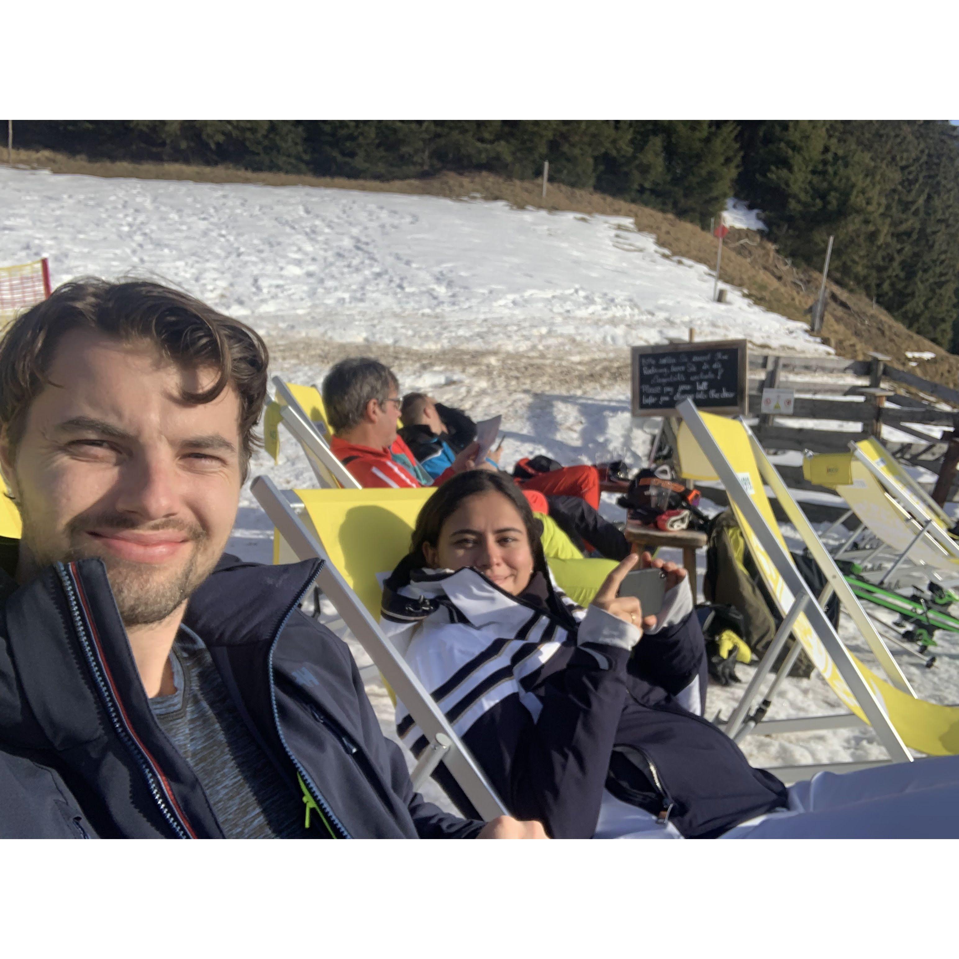 February 2020— a trip to Austria for a Vienna Ball and skiing in Kitzbuhel