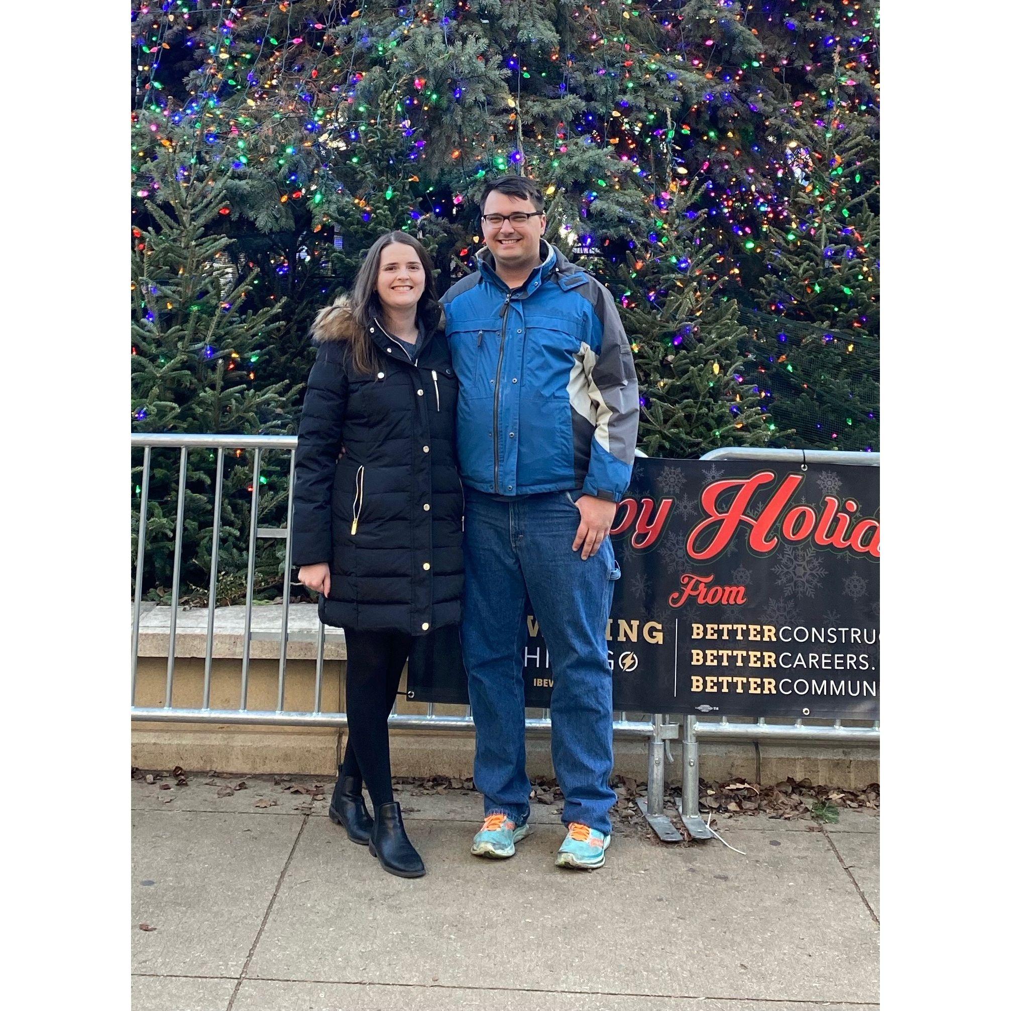 Christmas time in Chicago