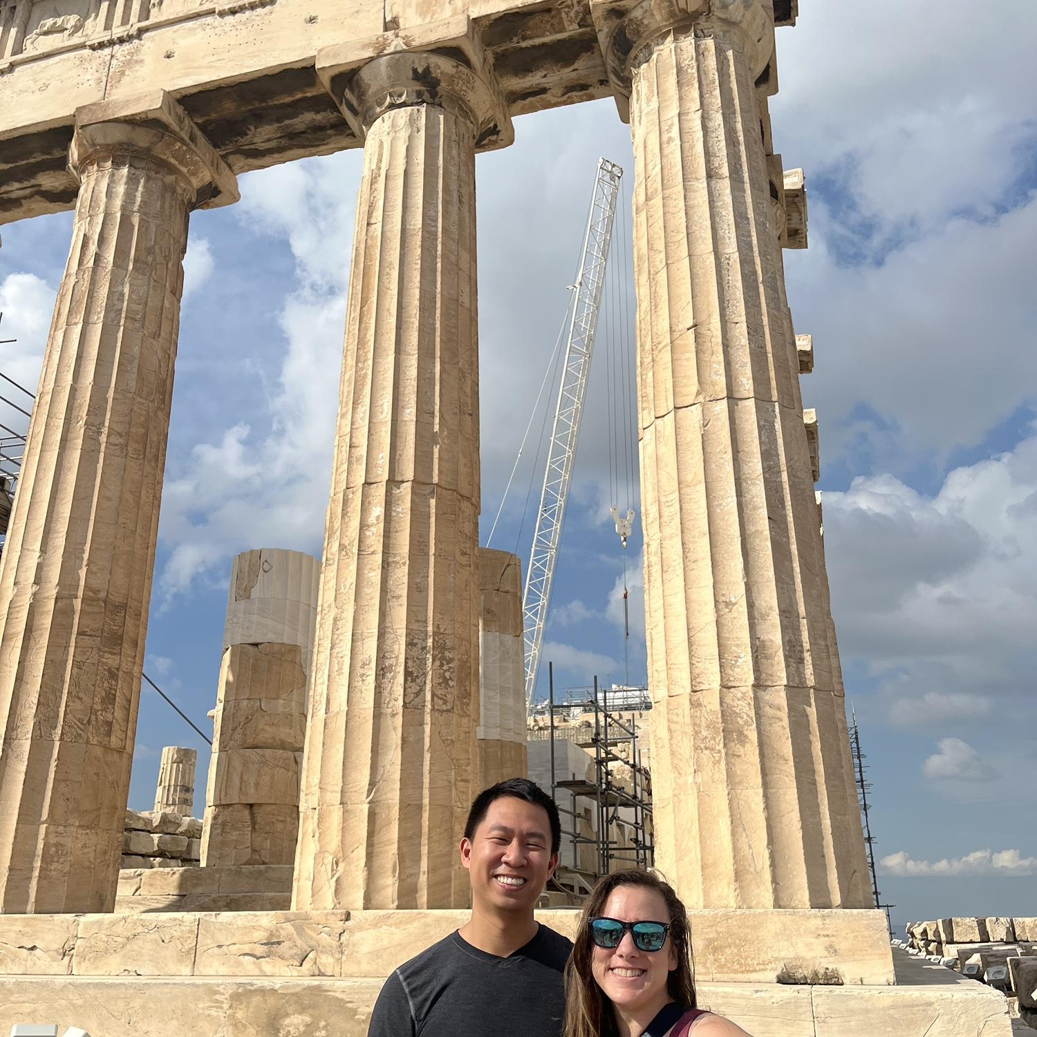 The Acropolis in Athens, Greece