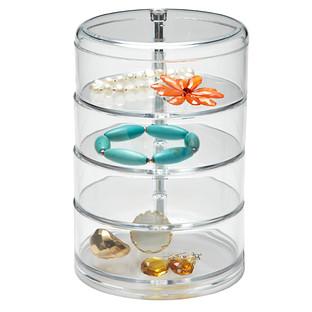 4-Section Acrylic Swivel Organizer